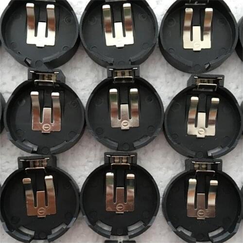 3V coin button battery holder CR2450 battery shell battery box BS-2450-1 battery case through hole,600pcs/lot