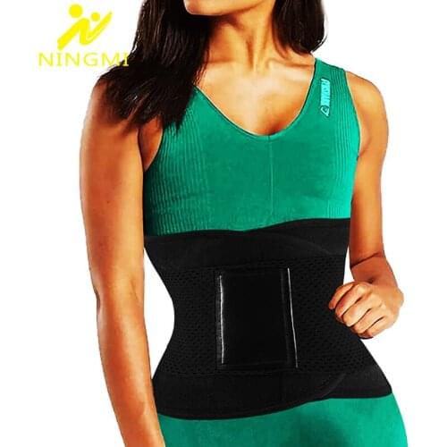 NINGMI Body Shaper Slimming Waist Trainer Women Pulling Underwear Modeling Belt Strap Shapewear Slim Waist Cincher Corset Girdle