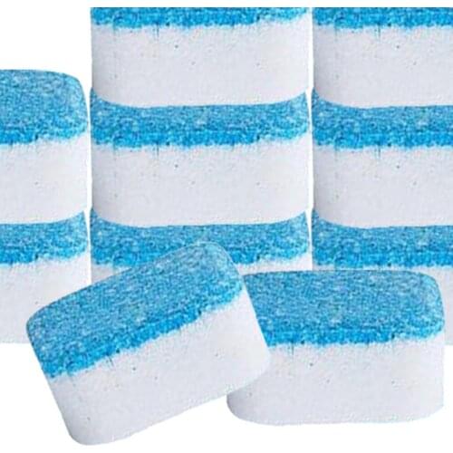 Deep Cleaning Effervescent Tablet for Top \/ Front Load Washing Machine 12pcs