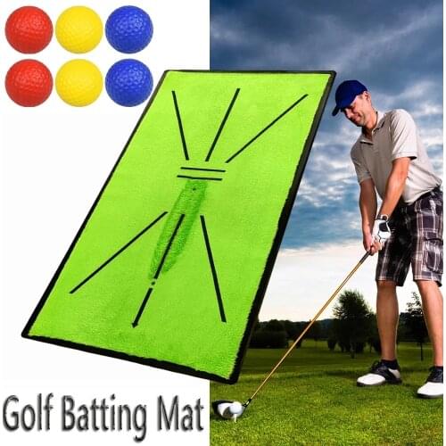 Golf Swing Training Mat Swing Detection Batting Mat Indoor/Outdoor Golf Game Practice Pad Training Aids