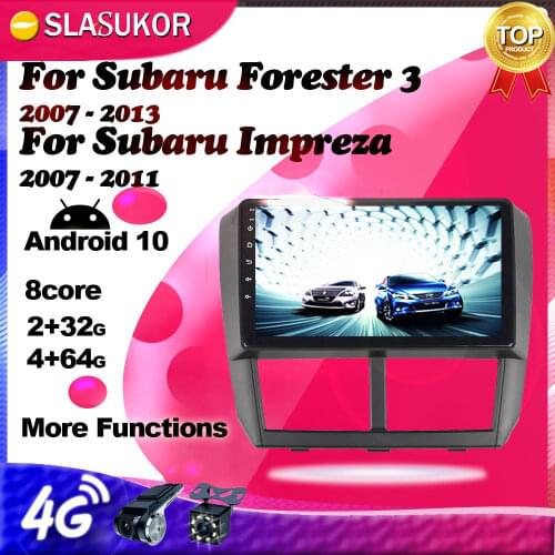 Android Multimedia Video Audio Player For Subaru Forester 3 SH For Subaru Impreza GH GE 2007-2013 Car Radio Navigation GPS 2din