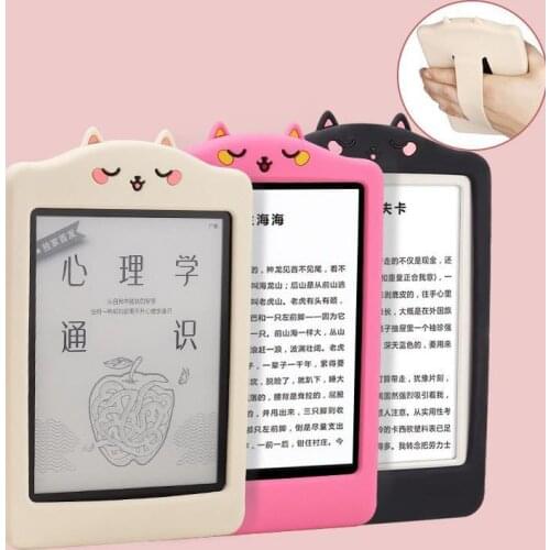 Soft Silicone Case for Kindle 2019 All new Handheld Shell Cover with Hand Strap for Kindle 10th J9G29R 2019 PQ94WIF Paperwhite 4