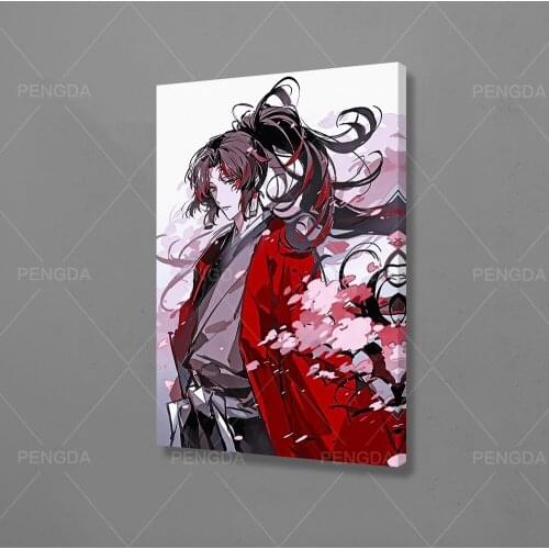 Home Decor Wall Art Demon Slayer Kimetsu No Yaiba Canvas Painting Print Japan Animation Posters Modular Pictures Bedroom Frame