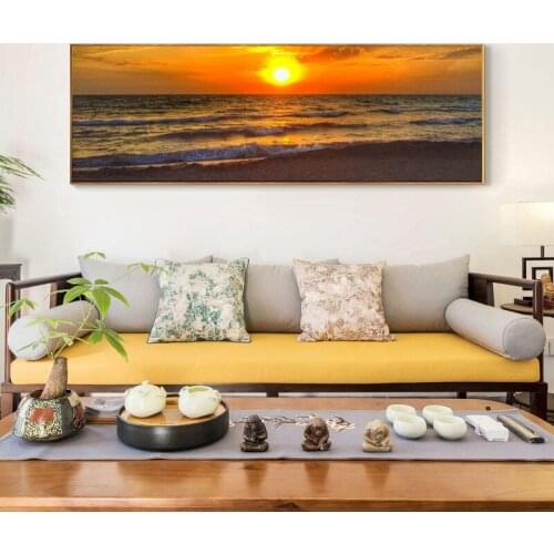 Landscape Diamond Embroidery Sunset beach DIY Diamond Painting Full Square/Round Mosaic Rhinestone Cross-stitch Home Decor AS89
