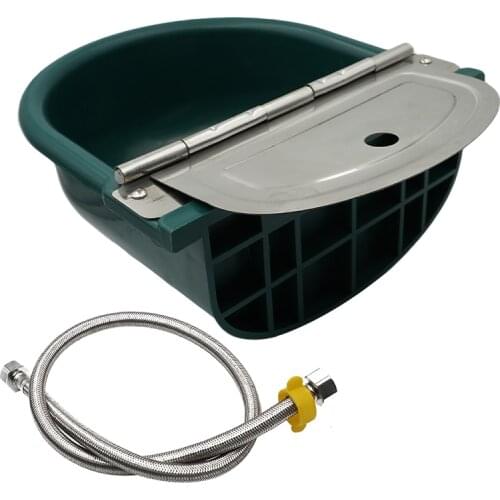 Plastic With Drain Hole Drink Water Trough Bowl Cattle Horses Goats Sheep Pig Dog Pet Float Bowl Automatic Waterer Drinking Bowl