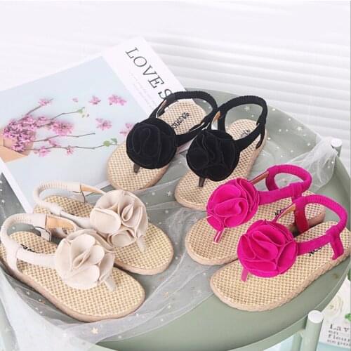 Flowers Toddler Sandals Summer Baby Girls Shoes Toddler Infant Beach Sandals Flowers Princess Shoes Sandals For Children