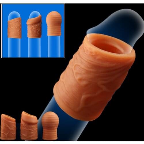 Sex Toys Men Rings Foreskin Restoration Cock Rings Penis Sleeve Lock Sperm Sex Products Delay Ejaculation Adult Games Sex Shop