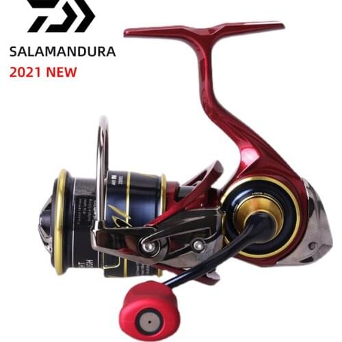 2021 NEW DAIWA SALAMANDURA AIR LT Spinning Fishing Reel 9+1BB Max Drag 10KG 5.1/6.2:1 Gear Ratio Seawater Spinning Wheel