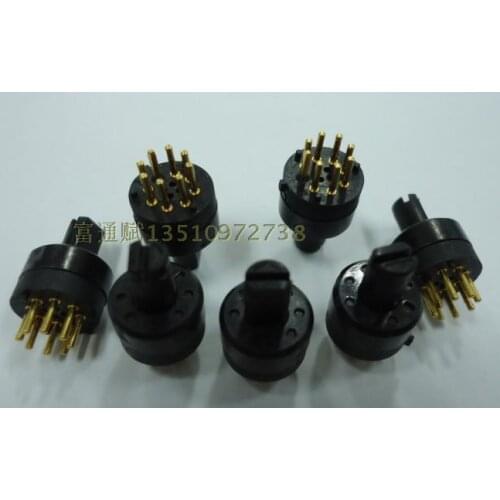 [VK] Import plastic band 9mm gold-plated foot 1 knife 6 gears rotating band switch