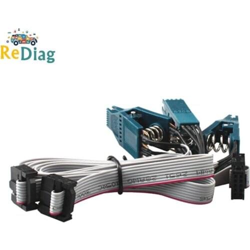 Soic Clip 8pin Cable for Jan Version Tacho Pro NO.42 EEPROM DIP-8CON NO.43 EEPROM SOIC-14CON NO.44 EEPROM SOIC-8CON