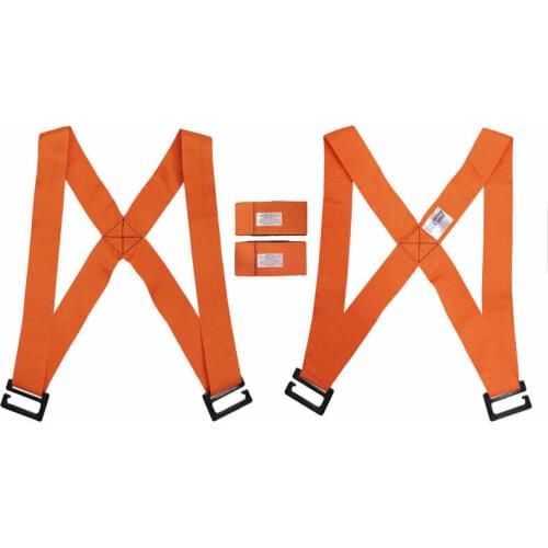 1 Set Moving Straps 2-Person Shoulder Lifting and Moving System Straps for Appliances Furniture Mattresses or Heavy Objects