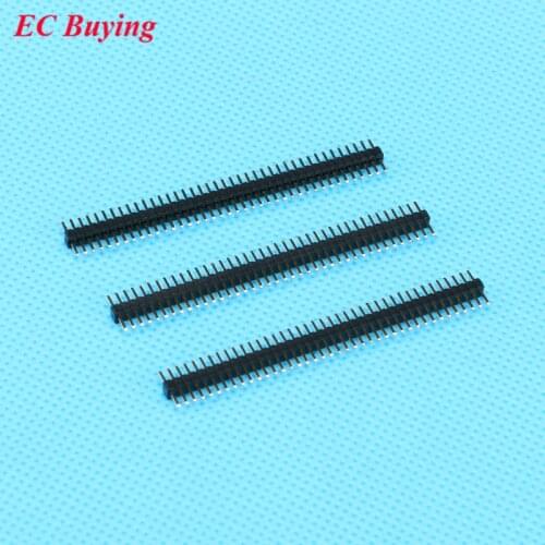 10PCS/sets 1.27mm Gold-plated Single Row Pin 1*40P Straight Needle 40 Pins