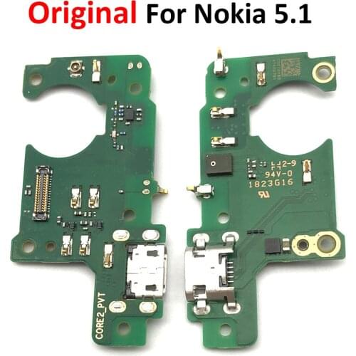 10Pcs/Lot, USB Charger Charging Dock Port Connector Flex Cable For Nokia 3.1 Plus 5.1 USB Changer Board Flex