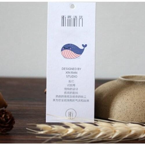 300gs paper custom clothing paper hang tag flower tags printing designer hang tags logo tag