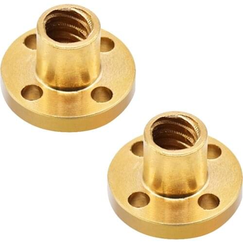 Nut 3D Printer Accessories For Stepper Motor High Precision Lead 4MM Line Spacing 2mm 4mm 8mm Screw