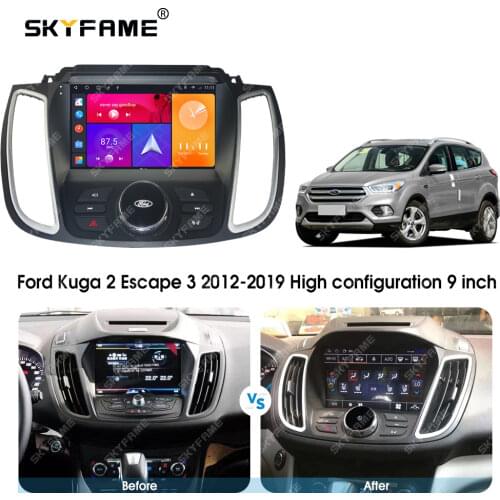 SKYFAME Car Android Navigation Radio Multimedia Player For Kuga Escape 2013-2018 High configuration Auto stereo GPS system