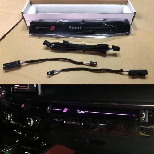 Car neon interior door ambient light decorative lighting for Audi A4 S4 A5 S5 B9 Synchronize the original atmosphere light