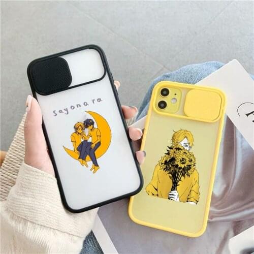 Japan Anime Banana Fish Anime Art Phone Case on For IPhone 11 12 Pro Max SE2020 6s 7 8 Plus X Xs Xr Camera Lens Protection Cover