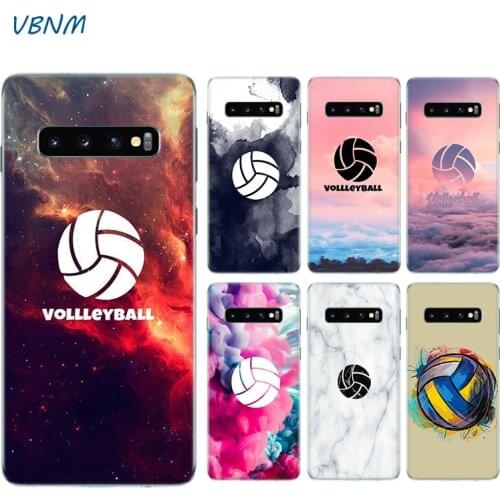 Play Volleyball Logo Case For Samsung Galaxy S20+ S20 Ultra S10 S9 S8 Plus S10E S6 S7 Edge Note 8 9 10 Pro Cover