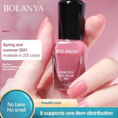 Colorful Water-based Nail Polish Free Baking Tear-off Quick-drying Transparent Odorless Nail Polish High Quality