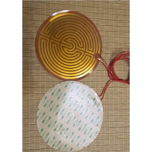 Dia100mm 220v 70w element heating PI film polyimide heater heat rubber electric flexible heated bad 3D printing Beauty equipment