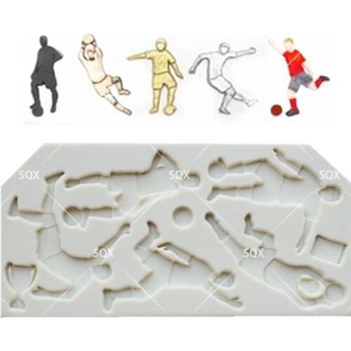 Football Fondant Cake Baking Molds,Moule Silicone,Cake Decorating Tools Pastry Tools Kitchen Accessories SQ1790