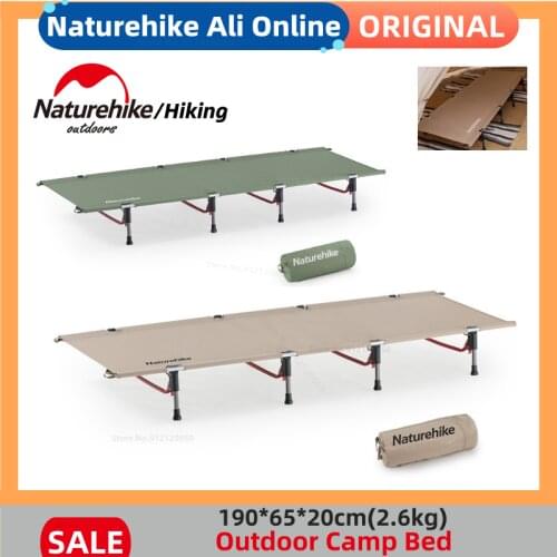 Naturehike Camping Bed Portable Single 300D Oxford Cloth Outdoor Ultralight Breathable Folding Bed Office Outing Fishing Tent