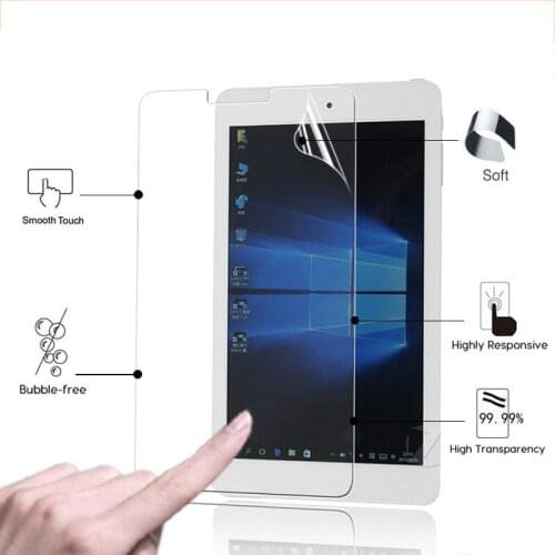 Best high Clear Glossy screen protector film For Cube Talk 8 U27GT 8.0" tablet front HD lcd screen protective cover+ clean tool