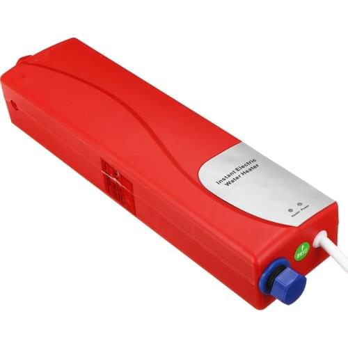 3000W 220V Instant Electric Water Heater Mini Tankless Hot Instantaneous Water Heater System for Kitchen Bathroom