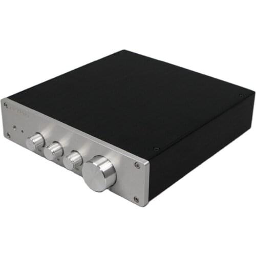 Mini Size DAC Decoder Shell DIY Hi-End Rear Class Power Amplifier Supply Chassis Aluminum Audio Enclosure W91 H45 D91