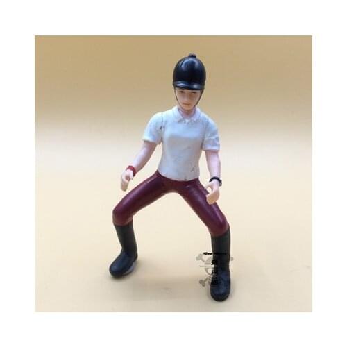 Pvc figure model woman rider totally new out of print