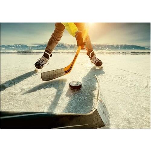 Ice Hockey Scenery DIY Diamond Painting Square Round Diamond mosaic cross stitch bead Embroidery kit 5D Corridor aisle decor