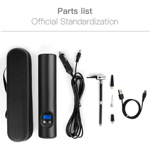 12V 150PSI USB Interface Portable Air Compressor Inflatable Pump with LCD Display for Car Bicycles Tires Balls Swimming Rings