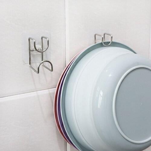 Wall-Hung Washbasin Hook Punch-Free Storage Rack Multi-Function Rack