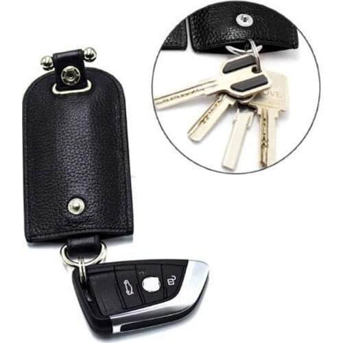 Neutral Fashion Luxury Car Keychain Pull-Out Key Case Simple Magnetic Button Cap Wireless Phone Button