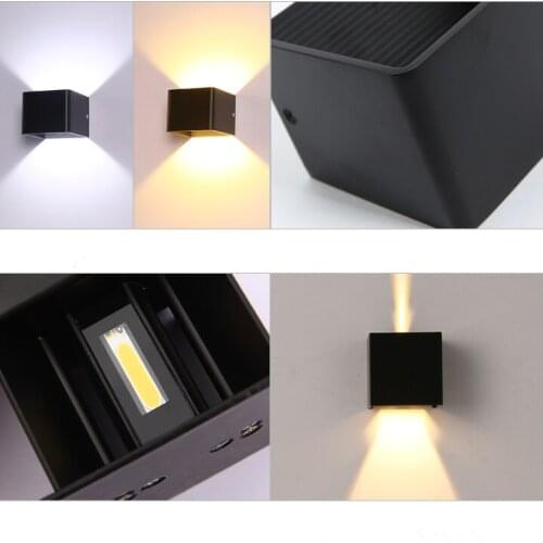 6W modern simple wall lamp outdoor waterproof LED bedroom bedside creative living room warm corridor hotel aisle wall lamp