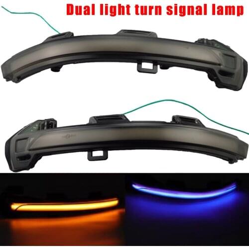 2Pcs Dynamic Steering Signal Led Rear View Mirror Indicating Flash For Volkswagen For VW Passat B8 2015-20 For Arteon