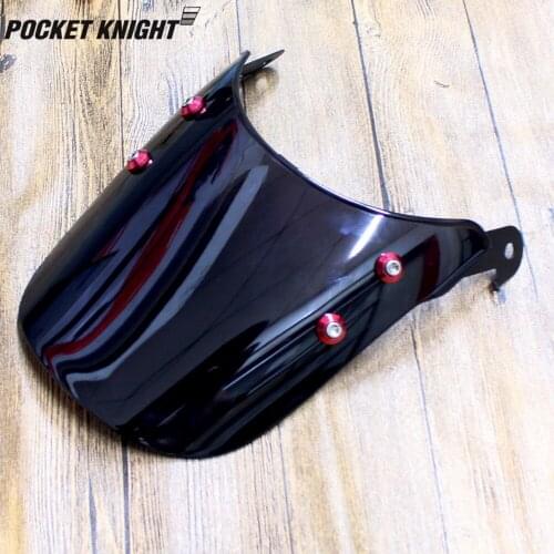 Windshield Pare-brise For HONDA CB1300/SUPER FOUR 1997-2014 CB 1300 Windscreen Wind Deflectors Motorcycle 7" Round Headlight