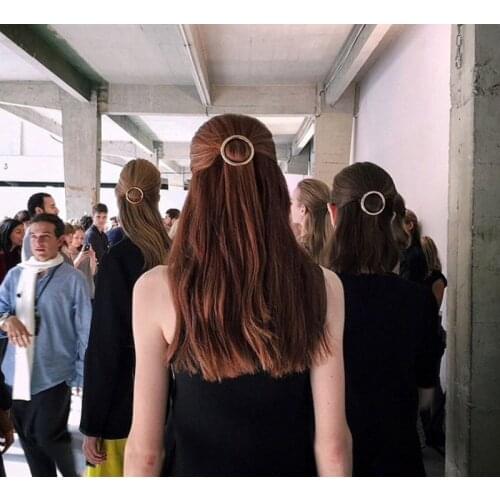 1 Pcs Fashion Women Hairpins Girls Star Heart Butterfly Circle Hair Clip Delicate Hair Pin Hair Decorations Jewelry Accessories