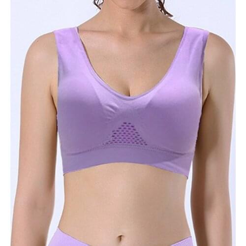 Plus Size Bra Seamless Bra With Pads Big Size 5XL 6XL Push Up Bralette Bras For Women Vest Wireless Active Brassiere Bra