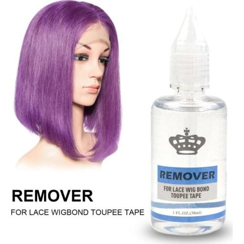 30ml Toupee Remover Liquid Remove Easily Non-irritating Hair Replacement Lace Front Wig Adhesive Glue Remover for Head