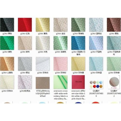 100% Cotton Embroidery Aida Cloth Fabric Canvas // Cross Stitch Aida Cloth Fabric Canvas Aida Cloth 14CT/11CT/9CT