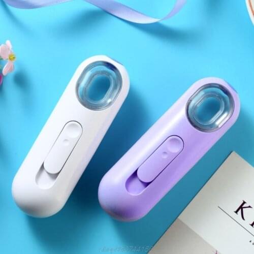 22ML Mini Nano Mister Spray Bottle Battery Operated Facial Steamer Moisturizing Ultrasonic Handheld Atomizer J04 21 Dropship