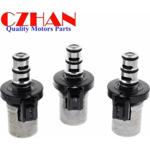 3PCE FN4A-EL 4F27E SHIFT CONTROL SOLENOID SET (PWM) OEM FOR 99-UP C D E TRANSMISSION MAZDA