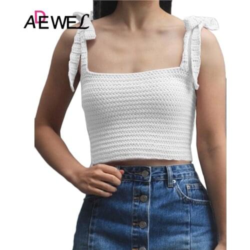 Женские трикотажные майки ADEWEL China At AliExpress