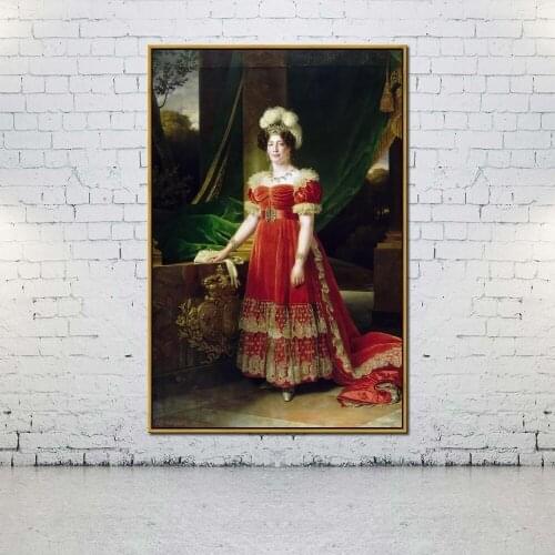 Artcozy Oil Canvas Painting Marie Therese or France For Home Decoration Wall Art