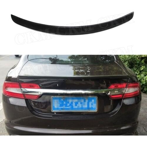Carbon Fiber Rear Boot Spoiler Wings for Jaguar XF X250 XF X260 2009-2019 Trunk Trim Sticker Car Styling