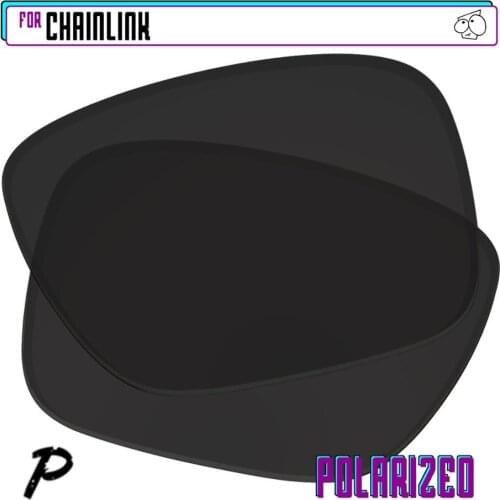 EZReplace Polarized Replacement Lenses for - Oakley Chainlink Sunglasses - Black P