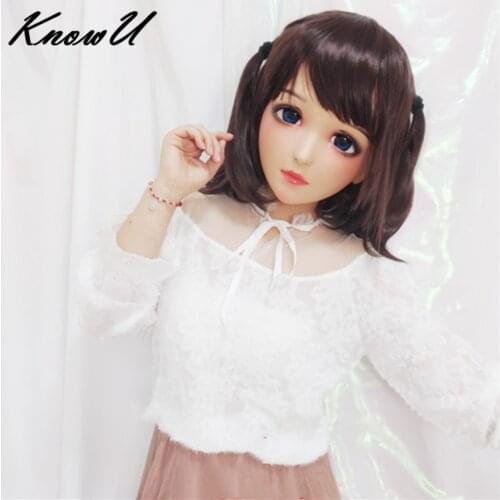 KnowU Kig FemaleMask Masquerade Crossderesser Cosplay Halloween Dragqueen Headgear Transgender Transvestites Kigurumi