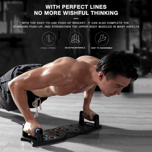 Multi-function Push Up Board Rack Gym Workout Abdominal Muscle Trainer Stand Body Building Exercise Fitness Equipment for Men